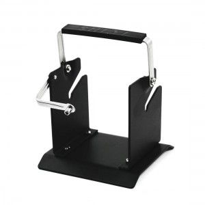 Black Square Metal Base Solder Wire Stand Holder Bracket Station