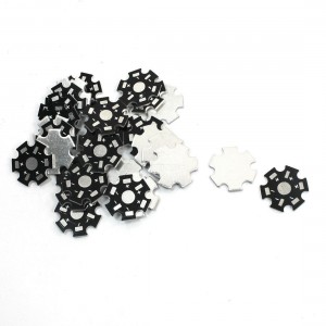 30PCS 20mm Star Shaped Aluminum PCB Circuit Board for 1 x 1W/3W LED in Series