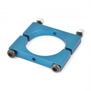 Carbon Fiber Tube Quadcopter Hexacopter Octocopter 22mm Blue Aluminum Clamp