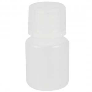 15mL 0.5 oz White Plastic Cylinder Shaped Chemical Reagent Bottle