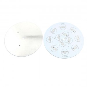 2Pcs DIY Bulb Aluminum PCB Circuit Board for 12 x 1W 3W 5W LED in Series
