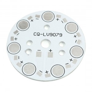 Aluminum PCB Printed Circuit Board 49mm for 7 x 1W/3W/5W LEDs