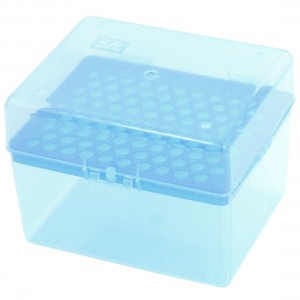 Rectangular 100 Positions Laboratory 1000UL Pipette Pipettor Tip Holder Box