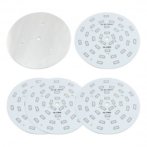5Pcs 100mm Circle Aluminum PCB Circuit Board for 36 x 1/2W 5730 SMD LED