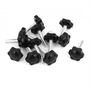 12 Pcs 32mm Flower Head Dia Replacement 8mm x 40mm Clamping Screw Knob Grip