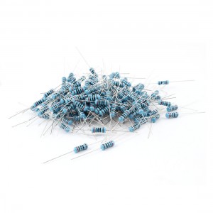 200Pcs 1W 1% Tolerance 200 Ohm Axial Lead Flameproof Metal Film Resistor