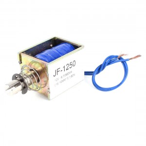 DC 12V 360mA 10mm Stroke 60N Pull Type Open Frame Solenoid Electromagnet