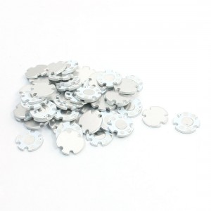 50PCS 14mm Circle Aluminum PCB Circuit Board for 1W/3W High Power LED Bulb