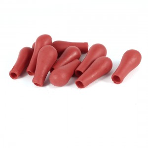 10Pcs Lab Dropping Bottle Insert Pipette Dropper Red Rubber Bulb Head