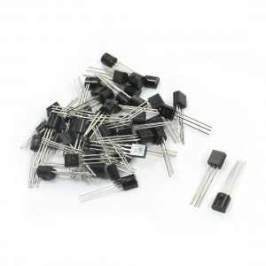 50Pcs PCB Board S9015 50V 100mA Through Hole TO-92 PNP Transistors