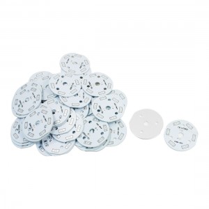 50Pcs 40mm Circle Aluminum PCB Circuit Board for 6 x 1/2W 5730 SMD LED