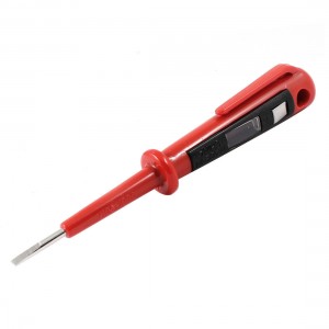 AC 100-1000V 3mm Tip Voltage Testing Electroprobe Slotted Flathead Screwdriver