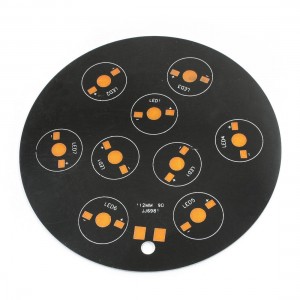 112mm Dia 9 x 1W/3W/5W LED Round Aluminum PCB Circuit Board Base Plate