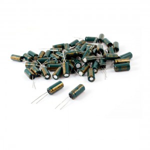 50 Pcs 100uF 100V Radial Motherboard Electrolytic Capacitors 10mmx21mm