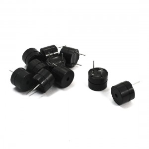 10pcs 12x9.5mm Continuous Sound Active Magnetic Fission Buzzer DC12V