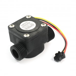 G1/2 Water Flow Hall Effect Sensor Flowmeter Counter 1-30L/min 1.75Mpa