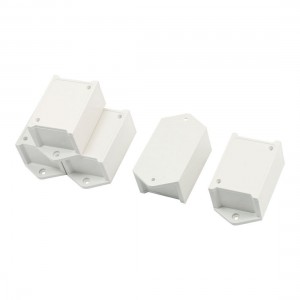 5pcs Gray Plastic Project Power Protector Case Junction Box 55x39x27mm