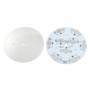 2pcs LED Light Aluminum PCB Circuit Board 69mm for 9 x 1W/3W/5W LEDs in Series