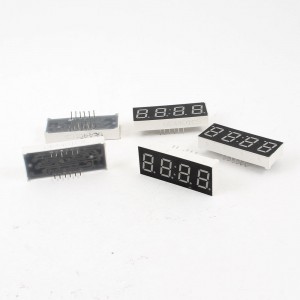 5 Pcs Common Cathode 12 Pin 4 Bit 7 Segment 0.4" Red LED Display Digital Tube