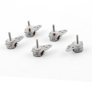 5 Pcs DC 5V 0.015W 1000RPM 7mm x 4mm Step Stepper Stepping Motor