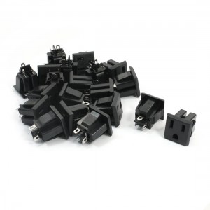 20Pcs US Plug Socket Soldering Power Adapter Connector AC 125V 15A