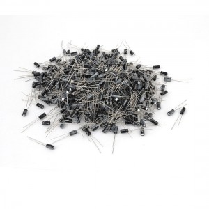 1000 Pcs 4mm x 7mm 2.2UF 50V Polarized Radial Electrolytic Capacitor