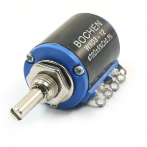470 Ohm 2Watt  Multi Turn 3 Terminals Rotary Wire Wound Potentiometer