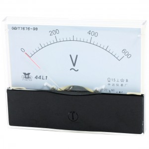 Rectangle Measurement Tool Analog Panel Voltmeter AC 0-600V Measuring Range