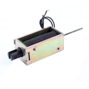 2mm/850g 5mm/500g Open Frame Push Pull Type Solenoid Electromagnet DC 12V