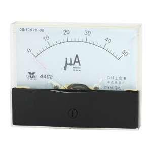 Measurement Tool Analog Panel Ammeter Gauge DC 0 - 50uA Measuring Range