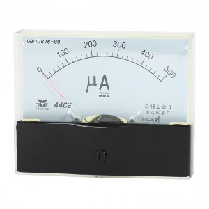 Measurement Tool Analog Panel Ammeter Gauge DC 0 - 500uA Measuring Range