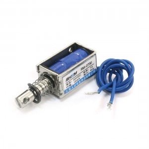 RM0730 DC24V 1A 80g Force 10mm Stroke Pull Type Solenoid Electromagnet