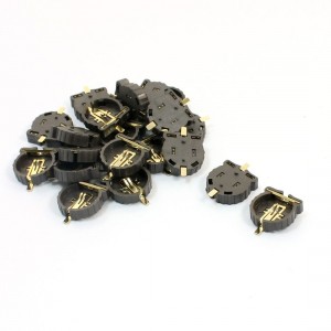20 PCS Plastic Coin Button Cell Battery Holder Socket Case for CR1220