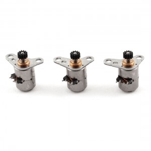 3 Pcs DC 0.015V 1000RPM 6mm x 8.5mm Step Stepper Stepping Motor