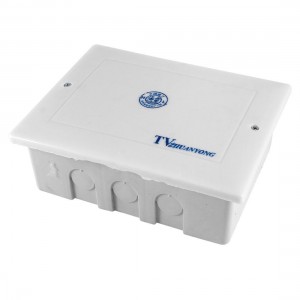 Handy 20cm x 15cm Plastic Case Electrical Cable Junction Box White