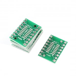 10 Pcs SSOP16 to SOP16 0.65mm to 1.27mm Double Sides PCB Adapter Converter Plate
