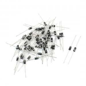 55Pcs Axial Leaded 1N5817 Low Drop Schottky Barrier Rectifier 1A 20V