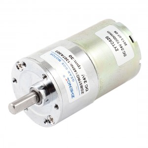 DC 24V 0.33A 8.6kg.cm Torque 37mm Dia Magnetic DC Gear Box Motor 30 RPM