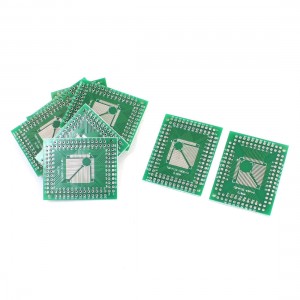 10pcs SMD TQFP32/44/48/64/84/100 0.5/0.8mm 2 Sides PCB Adapter Plate