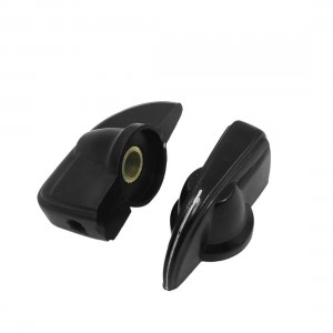 2pcs Plastic 6mm Shaft Dia Volume Knob Cap K7-2 for Potentiometer Pot