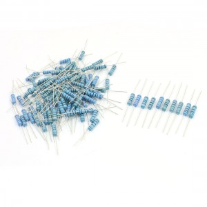 100Pcs 10 Values 2W 1% Tolerance 820-24K Ohm Flameproof Metal Film Resistor