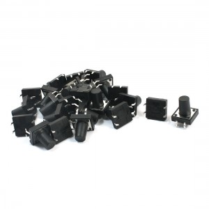 25Pcs Momentary Tact Tactile Push Button Switch 12x12x13mm 4-pin DIP