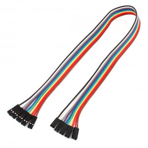 40cm 2.54mm 2 Pin Female to Female F/F Jumper Wire Cable Connector 5 Pcs