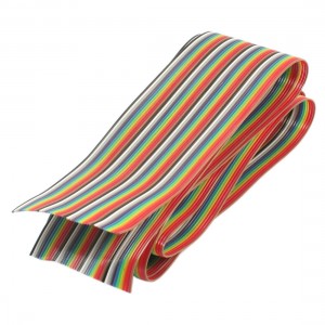 Breadboard Testing Jumper Wire Colorful 107.5cm Long 2.54mm 40Pin