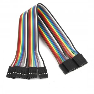 20cm 2.54mm 4 Pin Female to Female F/F Jumper Wire Cable Connector 5 Pcs