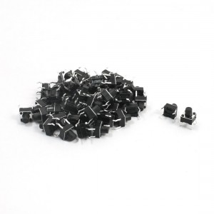 55Pcs Momentary Tact Tactile Push Button Switch 6x6x7mm 4-pin DIP