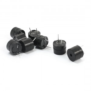 DC3V Continuous Sound Cylinder Black Plastic Active Electronic Alarm Buzzer 8Pcs