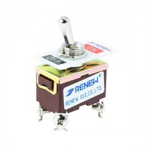 DPST ON-OFF 2 Position 4 Screw Terminals Toggle Switch AC 15A/250V 20A/125V