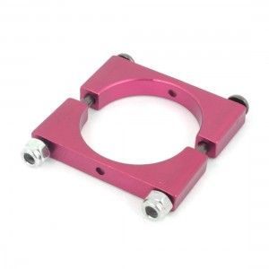 22mm Aluminum Clamp Fuchsia for Carbon Fiber Tube Quadcopter Octocopter