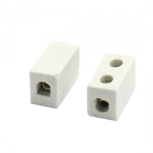 2 Pcs 1W2H High Temperature Porcelain Ceramic Terminal Block 5A 110-600V
